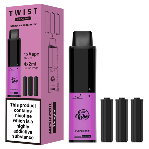 Happy Vibes Twist Disposable | 3500| | 4x 2ml | 20mg |