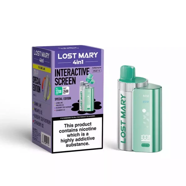 Lost Mary 3200 Puffs 4 in 1 Vape - Image 5