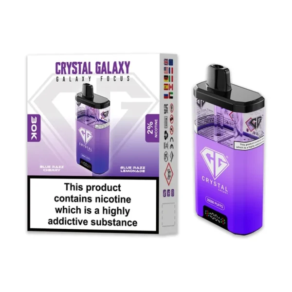 Crystal Galaxy Focus 30000 Puffs Disposable Vape - Image 3