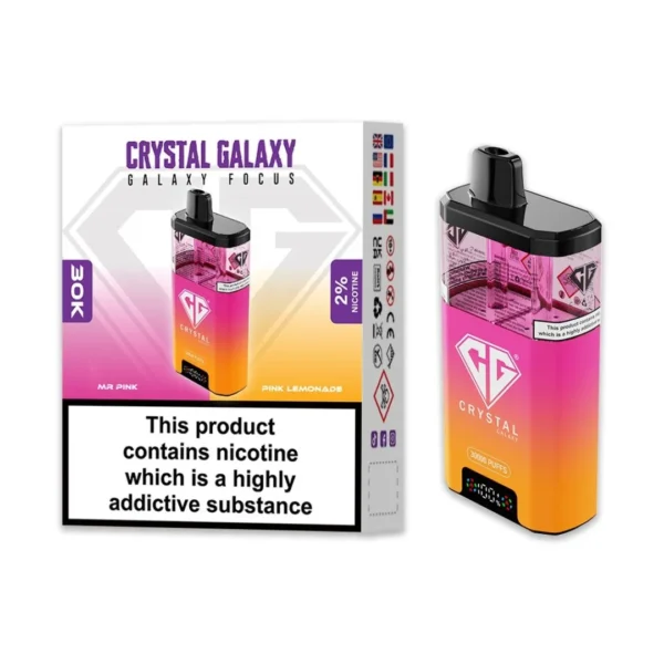 Crystal Galaxy Focus 30000 Puffs Disposable Vape - Image 7