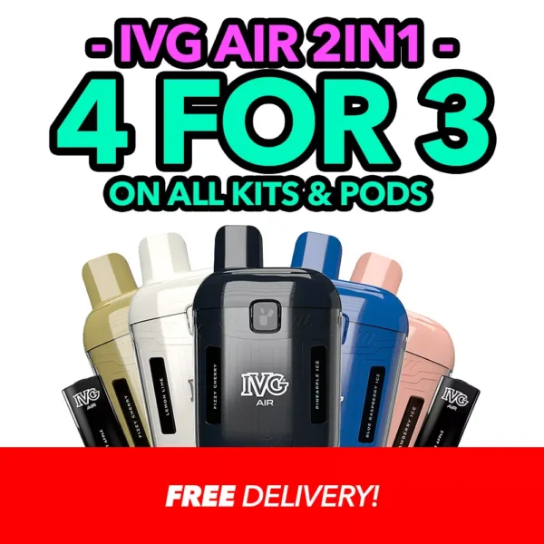 IVG Air 2 in 1 Vape Kit & Replacement Pods