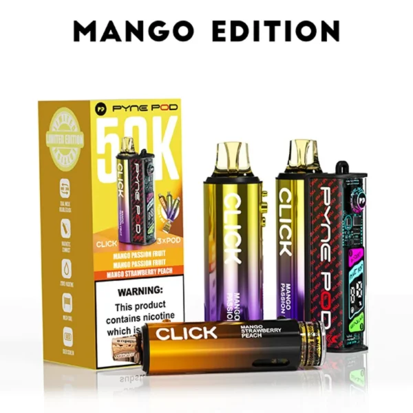 Pyne Pod Click 50K Puffs Prefilled Pod Kit (CONTAINS 3 PODS) - Image 9