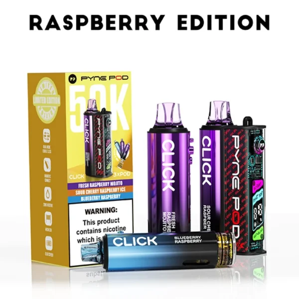 Pyne Pod Click 50K Puffs Prefilled Pod Kit (CONTAINS 3 PODS) - Image 10