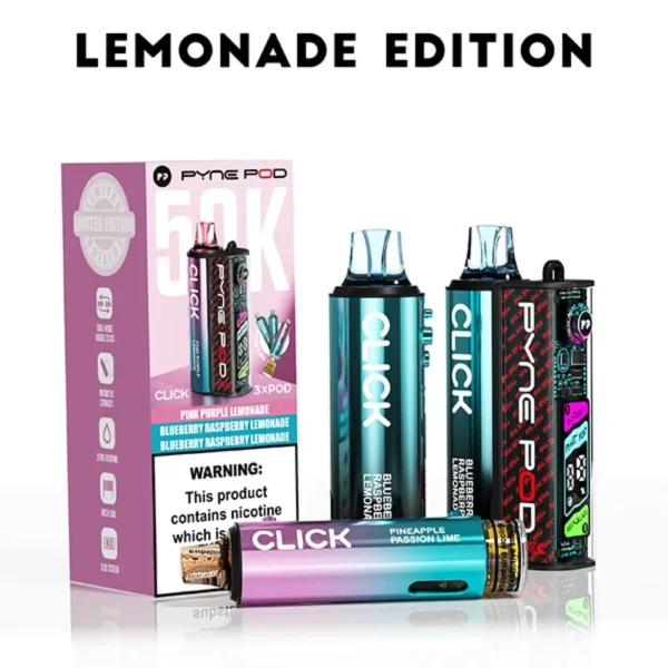 Pyne Pod Click 50K Puffs Prefilled Pod Kit (CONTAINS 3 PODS) - Image 11