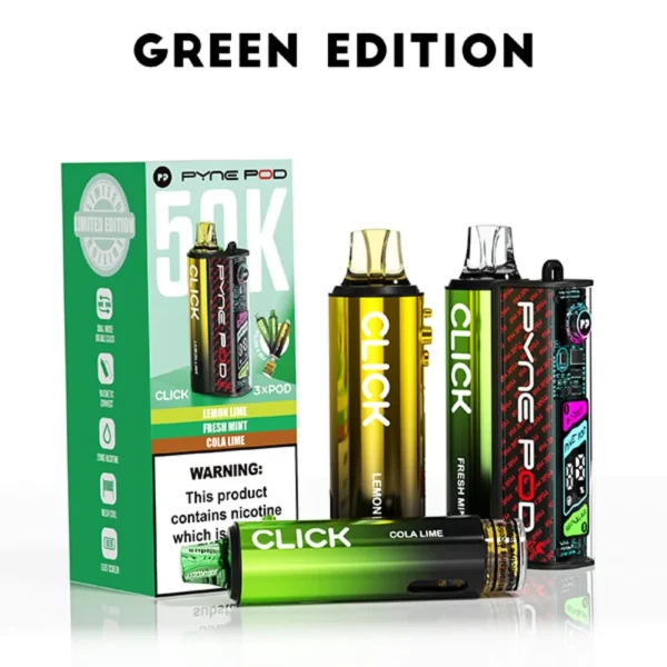 Pyne Pod Click 50K Puffs Prefilled Pod Kit (CONTAINS 3 PODS) - Image 12