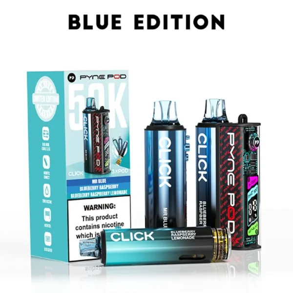 Pyne Pod Click 50K Puffs Prefilled Pod Kit (CONTAINS 3 PODS) - Image 7
