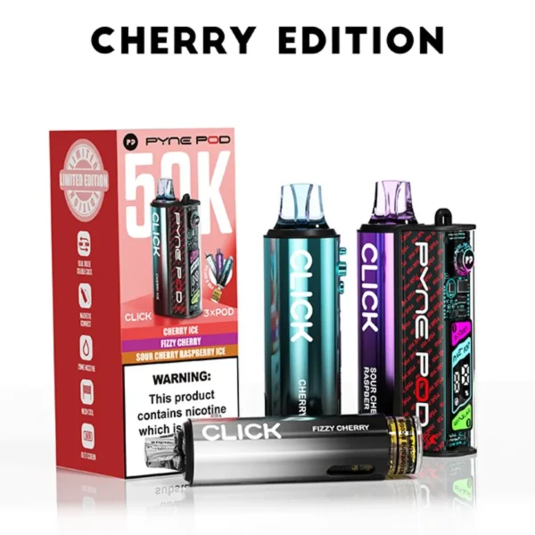 Pyne Pod Click 50K Puffs Prefilled Pod Kit (CONTAINS 3 PODS) - Image 2
