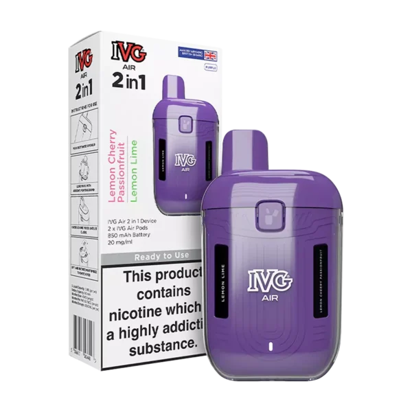 IVG Air 2 in 1 Vape Kit & Replacement Pods - Image 4